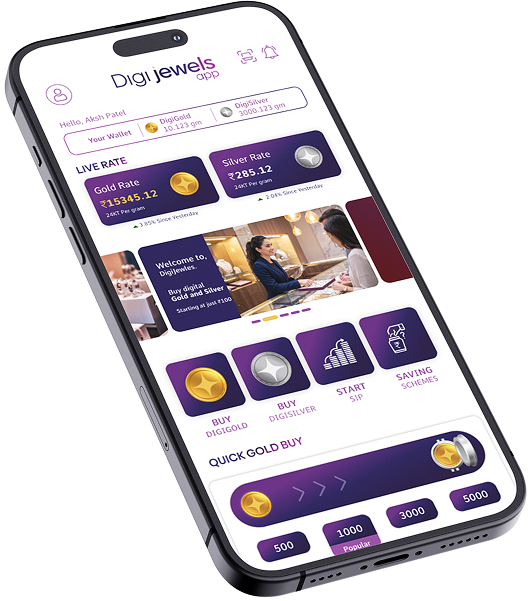 Digi Jewels App Mockup