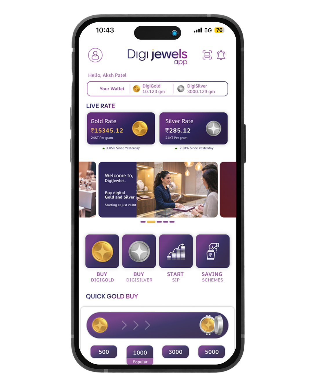 Digital Scheme Management App Screen